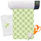 Tropical Leaves Border Heat Transfer Vinyl Sheet (12"x18")