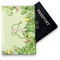 Tropical Leaves Border Vinyl Passport Holder (Personalized)