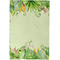 Tropical Leaves Border Waffle Weave Towel - Full Color Print - Approval Image