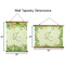 Tropical Leaves Border Wall Hanging Tapestries - Parent/Sizing