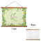 Tropical Leaves Border Wall Hanging Tapestry - Landscape - APPROVAL