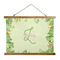 Tropical Leaves Border Wall Hanging Tapestry - Wide (Personalized)