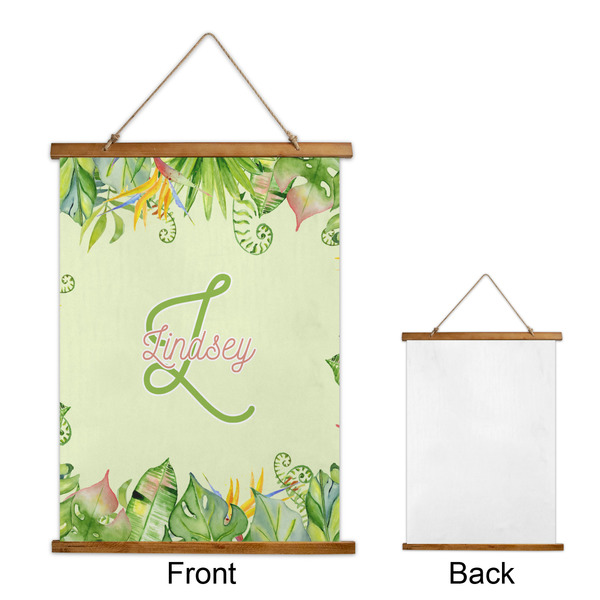 Tropical Leaves Border Wall Hanging Tapestry - Portrait - APPROVAL