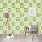 Tropical Leaves Border Wallpaper & Surface Covering (Water Activated - Removable)