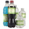 Tropical Leaves Border Water Bottle Label - Multiple Bottle Sizes