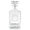 Tropical Leaves Border Whiskey Decanter - 26oz Square - APPROVAL
