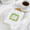 Tropical Leaves Border White Treat Bag - In Context