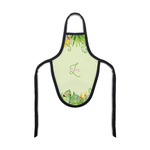 Tropical Leaves Border Bottle Apron (Personalized)