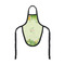 Tropical Leaves Border Wine Bottle Apron - FRONT/APPROVAL
