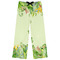 Tropical Leaves Border Womens Pjs - Flat Front