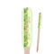 Tropical Leaves Border Paddle Wooden Food Picks (Personalized)