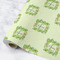 Tropical Leaves Border Wrapping Paper Roll - Matte - Medium - Main