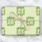 Tropical Leaves Border Wrapping Paper Roll - Matte - Wrapped Box