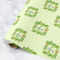 Tropical Leaves Border Wrapping Paper Rolls- Main