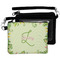 Tropical Leaves Border Wristlet ID Cases - MAIN