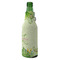 Tropical Leaves Border Zipper Bottle Cooler - ANGLE (bottle)