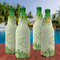 Tropical Leaves Border Zipper Bottle Cooler - Set of 4 - LIFESTYLE