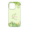 Tropical Leaves Border iPhone 13 Case - Back