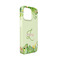 Tropical Leaves Border iPhone 13 Mini Case - Angle