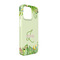 Tropical Leaves Border iPhone 13 Pro Case - Angle