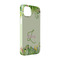 Tropical Leaves Border iPhone 14 Pro Case - Angle