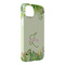 Tropical Leaves Border iPhone 14 Pro Max Case - Angle