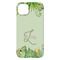 Tropical Leaves Border iPhone 14 Pro Max Case - Back