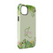 Tropical Leaves Border iPhone 14 Pro Tough Case - Angle