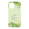 Tropical Leaves Border iPhone 15 Case - Back