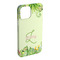 Tropical Leaves Border iPhone 15 Pro Max Case - Angle