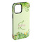 Tropical Leaves Border iPhone 15 Pro Max Tough Case - Angle