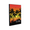Tropical Sunset 11x14 Wood Print - Angle View