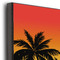 Tropical Sunset 11x14 Wood Print - Closeup