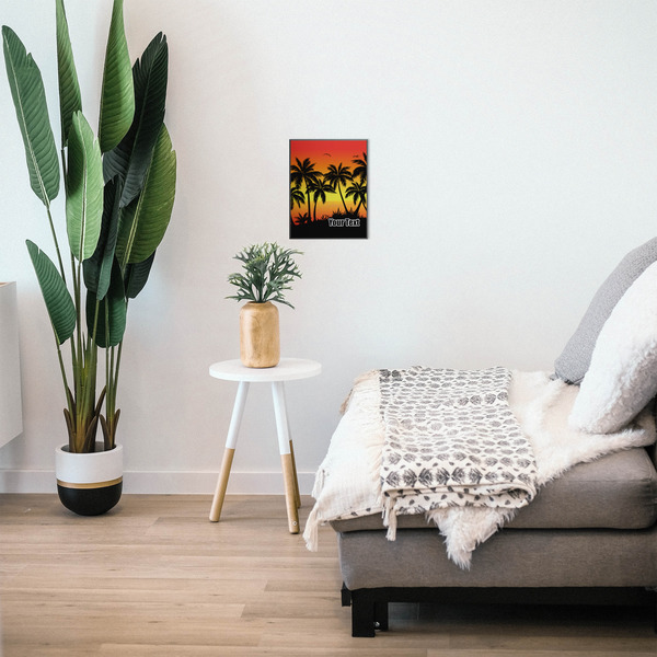 Tropical Sunset 11x14 Wood Print - In Context