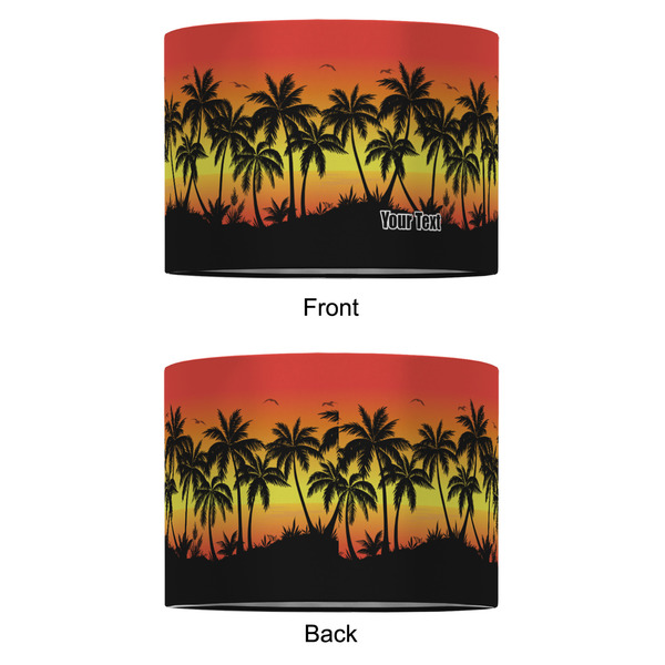 Tropical Sunset 12" Drum Lampshade - APPROVAL (Fabric)