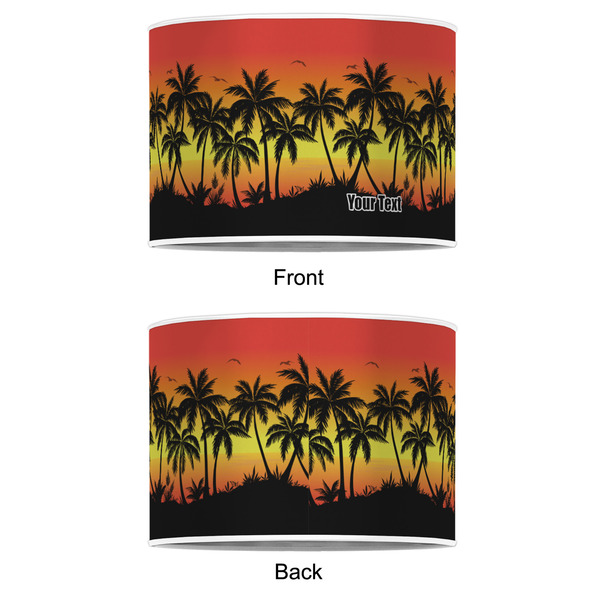 Tropical Sunset 12" Drum Lampshade - APPROVAL (Poly Film)