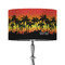 Tropical Sunset 12" Drum Lamp Shade - Fabric (Personalized)