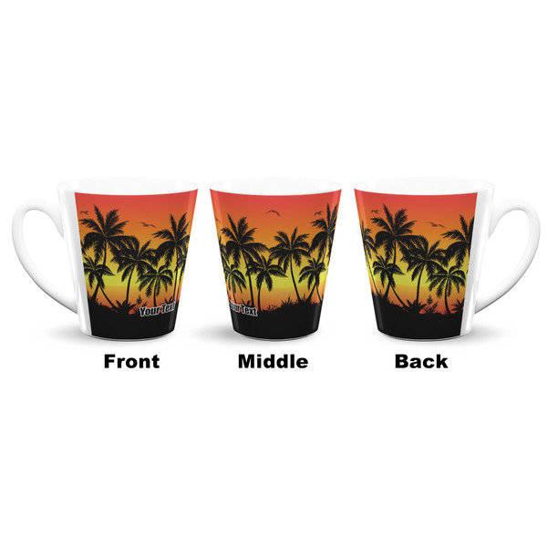 Tropical Sunset 12 Oz Latte Mug - Approval