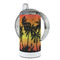 Tropical Sunset 12 oz Stainless Steel Sippy Cups - FULL (back angle)