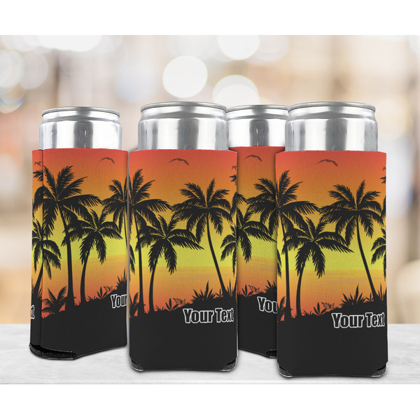 Tropical Sunset 12oz Tall Can Sleeve - Set of 4 - LIFESTYLE