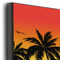 Tropical Sunset 12x12 Wood Print - Closeup