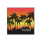 Tropical Sunset Wood Print - 12x12 (Personalized)