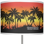 Tropical Sunset 13" Drum Lamp Shade (Personalized)