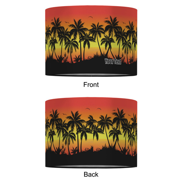 Tropical Sunset 16" Drum Lampshade - APPROVAL (Fabric)