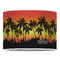 Tropical Sunset 16" Drum Lampshade - FRONT (Poly Film)