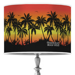 Tropical Sunset Drum Lamp Shade (Personalized)