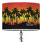 Tropical Sunset 16" Drum Lampshade - ON STAND (Poly Film)