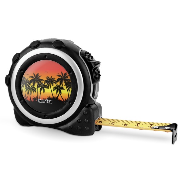 Custom Tropical Sunset Tape Measure - 16 Ft (Personalized)