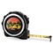 Tropical Sunset 16 Foot Black & Silver Tape Measures - Front