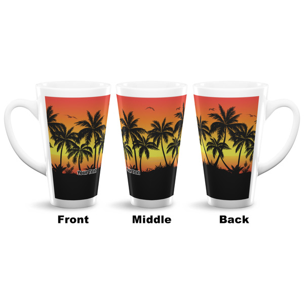 Tropical Sunset 16 Oz Latte Mug - Approval